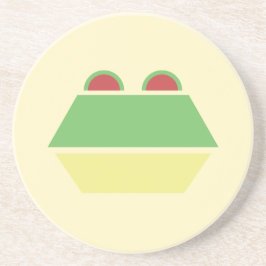 Posavasos Práctico de costa principal de la rana