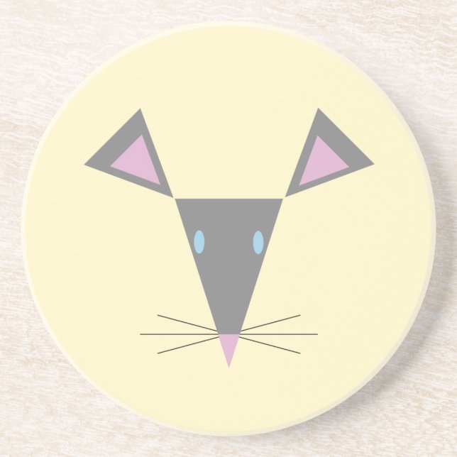 Posavasos Práctico de costa principal del ratón (Frente)