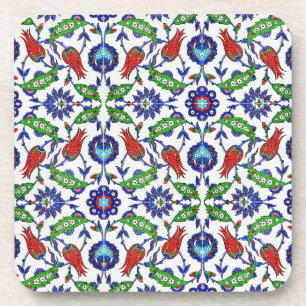 Posavasos práctico de costa turco de los tulipanes