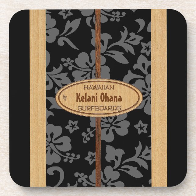 Posavasos Prácticos de costa adaptables de la barra de Tiki (Frente)