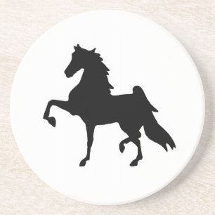 Posavasos Prácticos de costa con el caballo de Saddlebred