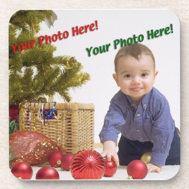 Posavasos Prácticos de costa de encargo de la foto (Frente)