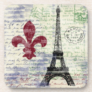 Posavasos Prácticos de costa de Francia de la torre Eiffel