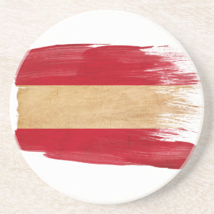 Posavasos Prácticos de costa de la bandera de Austria