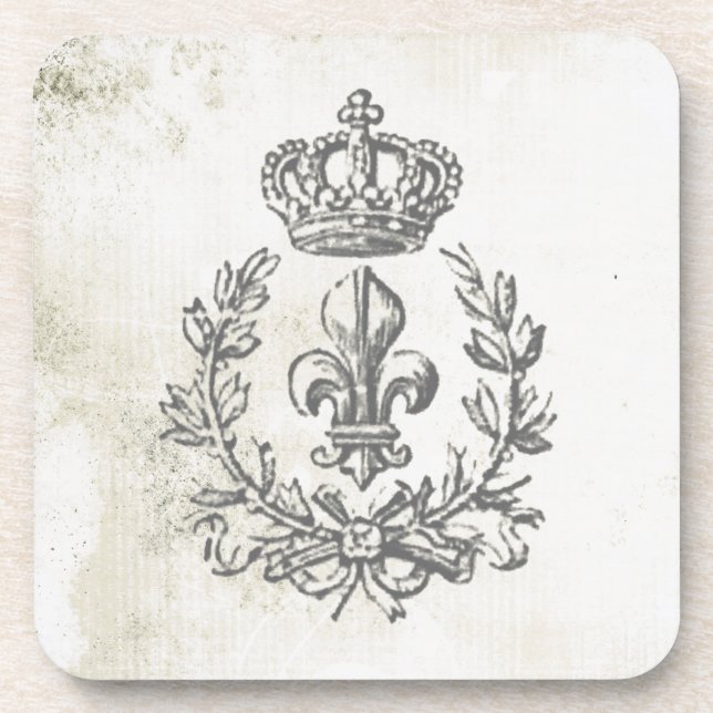 Posavasos Prácticos de costa de la flor de lis y del (Frente)