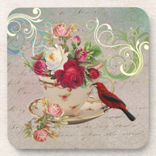 Posavasos Prácticos de costa de la taza de té 1