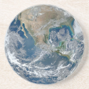 Posavasos Prácticos de costa de la tierra del planeta