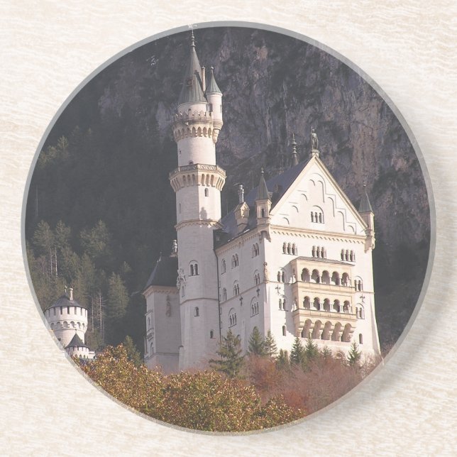 Posavasos Prácticos de costa de Neuschwanstein del castillo (Frente)