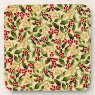 Posavasos Prácticos de costa del acebo del navidad