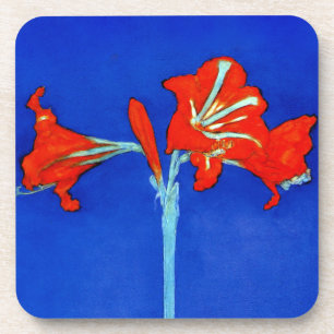 Posavasos Prácticos de costa del Amaryllis de Mondrian