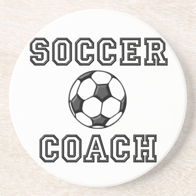 Posavasos Prácticos de costa del coche del fútbol (Frente)