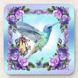Posavasos Prácticos de costa del colibrí con la parte