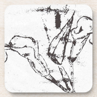 Posavasos prácticos de costa del corcho