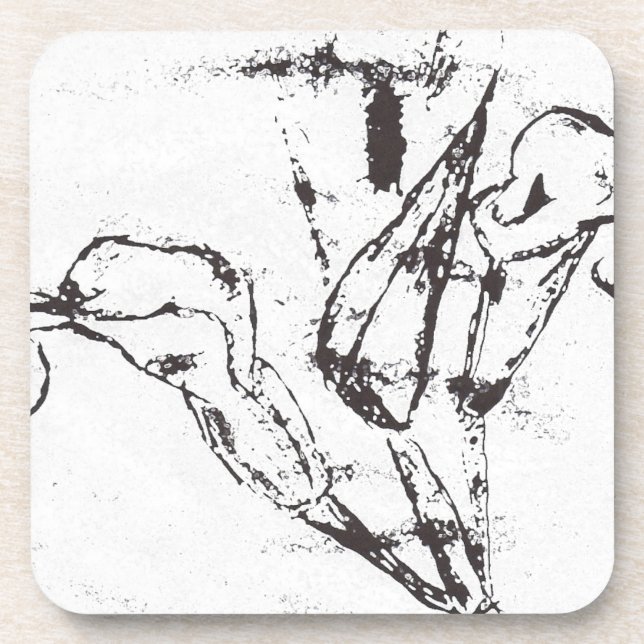 Posavasos prácticos de costa del corcho (Frente)