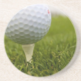 Posavasos Prácticos de costa del diseño del tee de golf