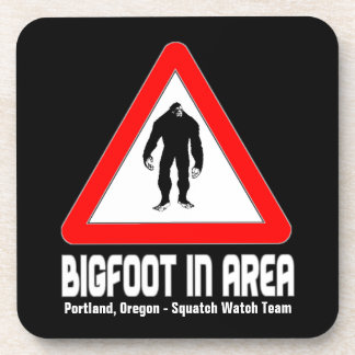 Posavasos Prácticos de costa divertidos de Sasquatch -
