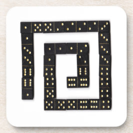 Posavasos Prácticos de costa espirales del dominó