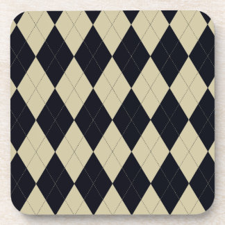 Posavasos Prácticos de costa negros y poner crema de Argyle