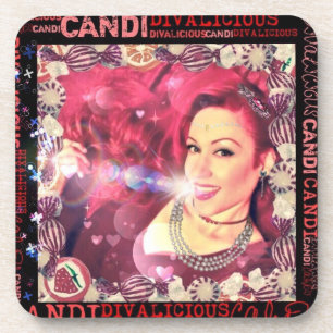Posavasos Prácticos de costa oficiales de Divalicious Candi