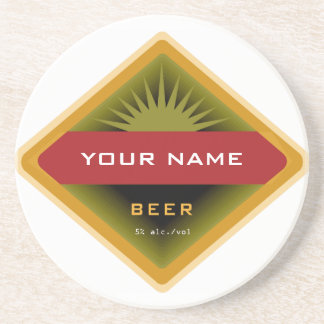 Posavasos Prácticos de costa personalizados de la cerveza