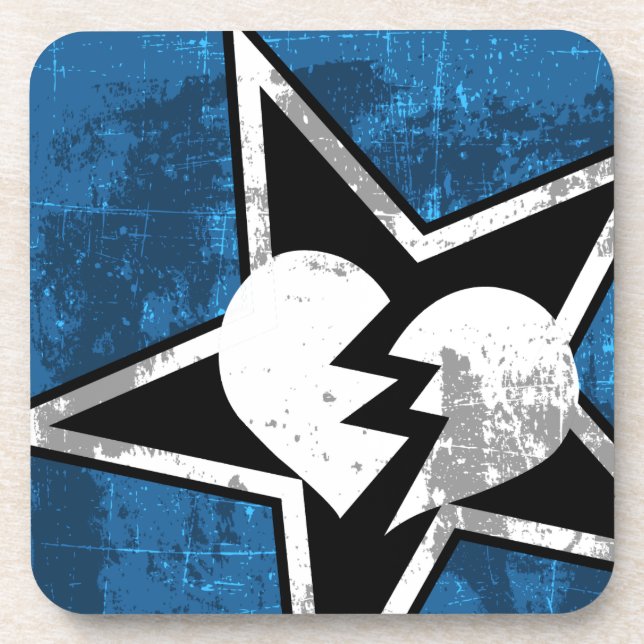 Posavasos Prácticos de costa plásticos duros de la bebida de (Frente)