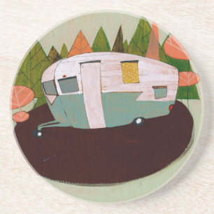 Posavasos Prácticos de costa que acampan