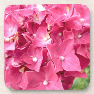 Posavasos Prácticos de costa rosados del hydrangea