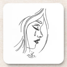 Prácticos de costa tristes del chica