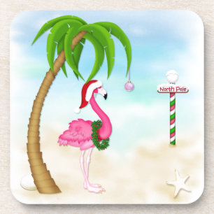Posavasos Prácticos de costa tropicales del día de fiesta