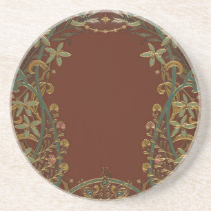 Posavasos Precioso Nouveau Floral Con Lirio
