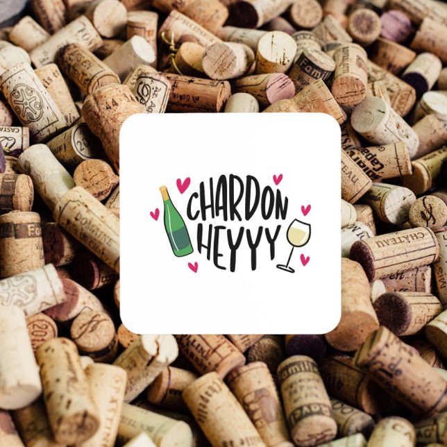 Posavasos Preppy Chardonnay Funny Bebe Coaster (Subido por el creador)