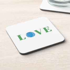 Posavasos Preppy Pickleball Love