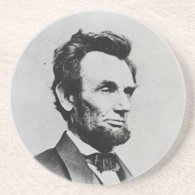 Posavasos Presidente Abraham Lincoln de Mathew B. Brady (Frente)