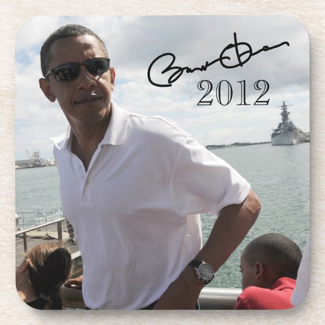 Posavasos Presidente Barack Obama 2012 (Frente)