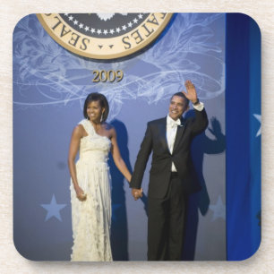 Posavasos Presidente Barack y Michele Obama