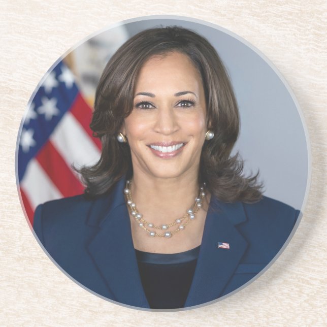 Posavasos Presidente Candidato Kamala Harris US 2024 (Frente)