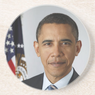 Posavasos Presidente estadounidense Barack Obama en la Casa 