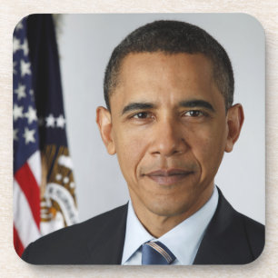 Posavasos Presidente estadounidense Barack Obama en la Casa 