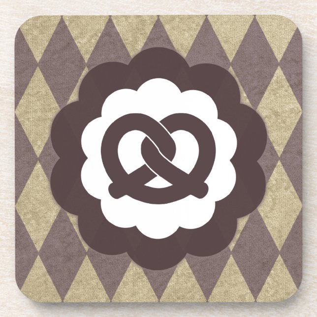 Posavasos pretzel vintage (Frente)