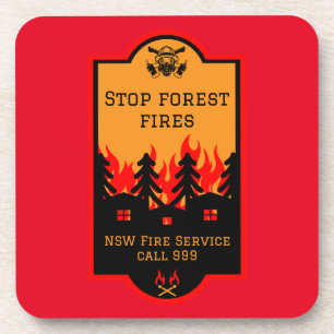 Posavasos Prevención de incendios forestales