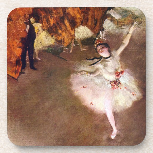 Posavasos Prima Ballerina, Rosita Mauri por Edgar Degas (Frente)