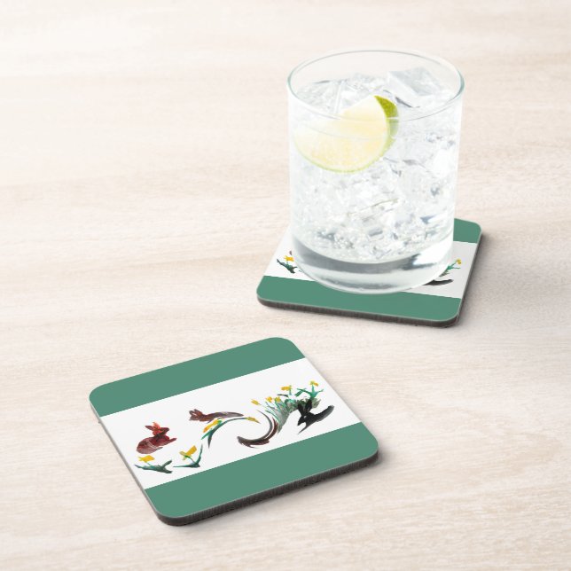 Posavasos Primavera de los Conejos Daffodils (Lado Derecho)