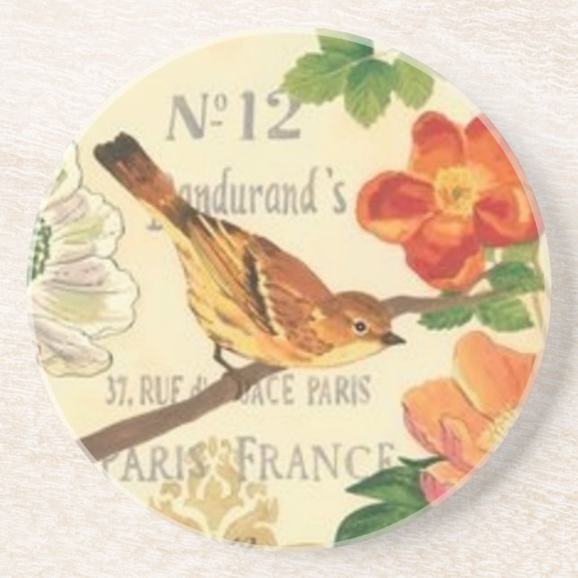 Posavasos Primavera en Francia (Frente)