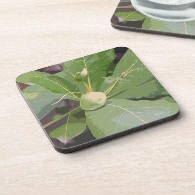 Posavasos Primer plano del almendro (Lado Izquierdo)