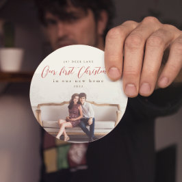 Posavasos Primera Navidad en nuestra nueva foto de dirección