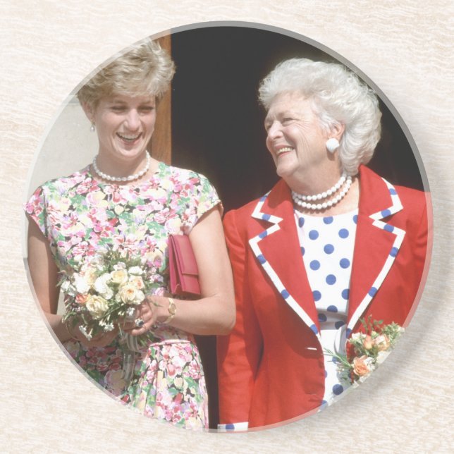 Posavasos Princesa Diana-Barbara Bush (Frente)