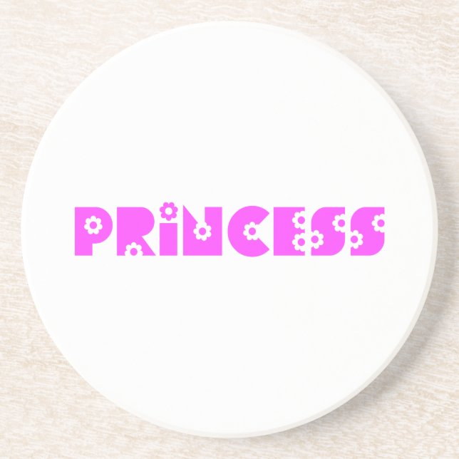 Posavasos Princesa rosa (Frente)
