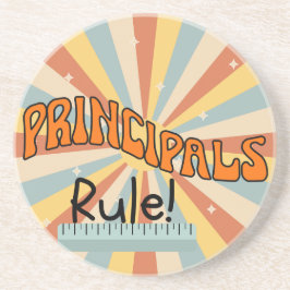 Posavasos Principal Coasters, Retro Coasters for Principal