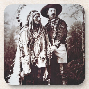 Posavasos Principal sentada Bull (1831-90) en viaje con el