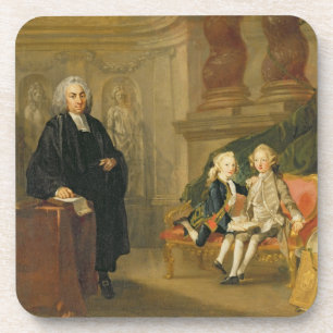 Posavasos Príncipe George (1738-1820) y príncipe Edward